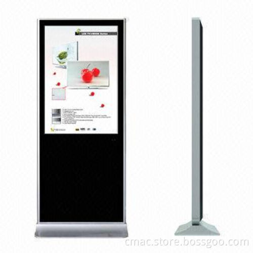 Floor Stand Network AD Players with TFT-LCD LED Light Back and Scrolling Screen